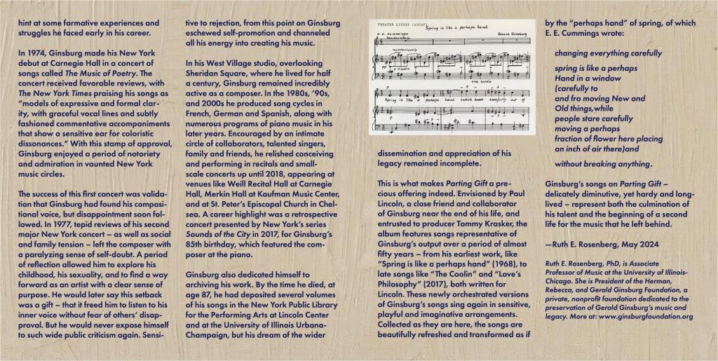 Parting Gift booklet 3 of 4